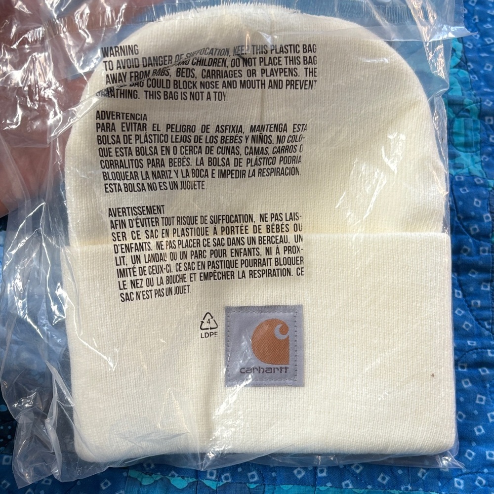 Carhartt Off-White Knit Beanie